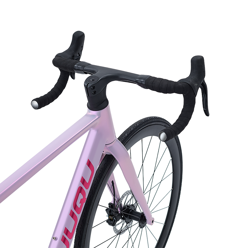 Hyb-049 Púrpura Púrpura Durable Buena bicicleta de ruta de absorción de choque